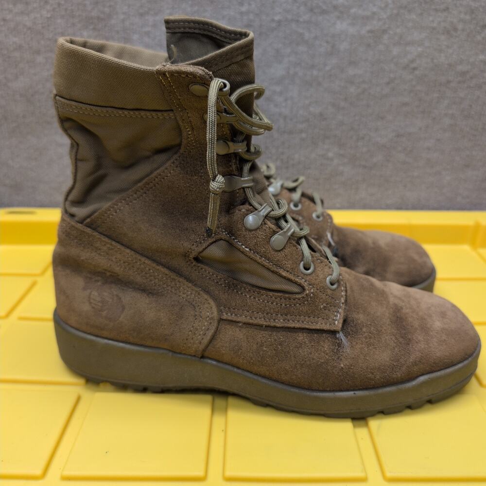 McRae US Military Combat Brown Boots Men's Size 11R Suede Leather Lace Up